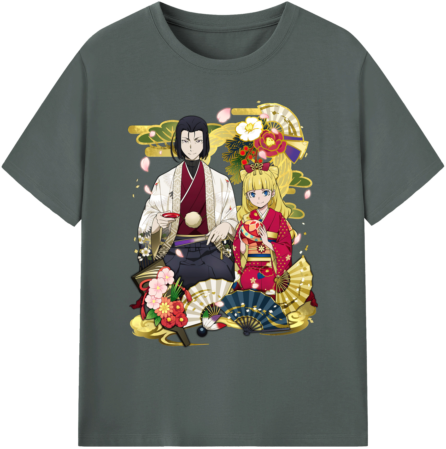 （画像用） 文豪ストレイドッグス Bungo Stray Dogs 綿100％ メンズ半袖Tシャツ｜肌触りやわらか＆通気性